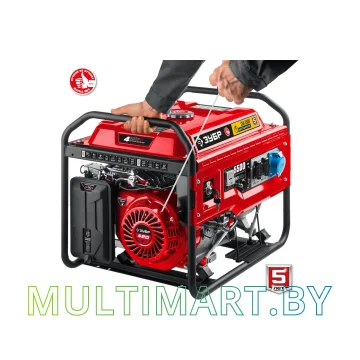 Бензиновый генератор Зубр СБА-5500 картинка 12